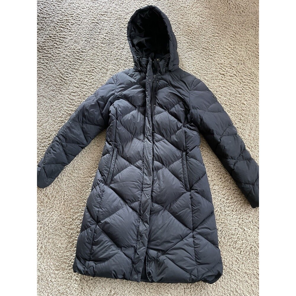 Women’s The North Face Miss Metro Down Jacket Black M Medium Hooded